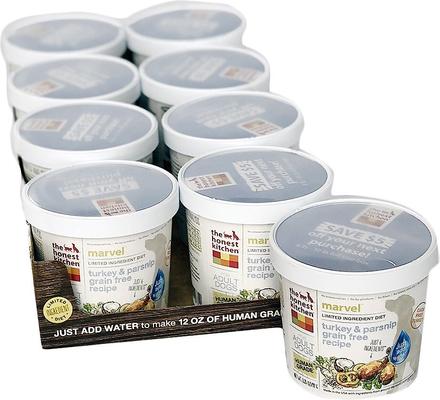 Show full view: The Honest Kitchen Wholemade Limited Ingredient Turkey Dog Food, 3.25-oz cup, case of 8 slide 3 of 8