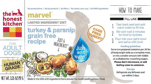 Show full view: The Honest Kitchen Wholemade Limited Ingredient Turkey Dog Food, 3.25-oz cup, case of 8 slide 5 of 8