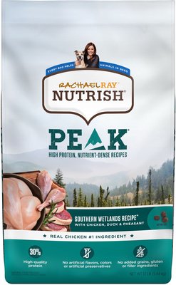 Rachael Ray Nutrish PEAK Southern Wetlands Recipe with Chicken, Duck & Pheasant Natural Grain-Free Dry Dog Food, slide 1 of 1