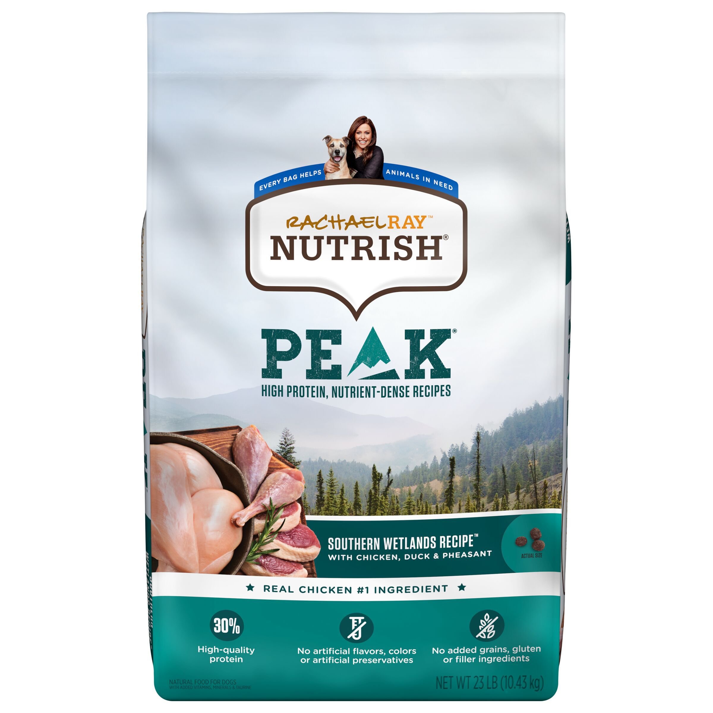 Where is Rachel Ray dog foods made, processed, and bagged?