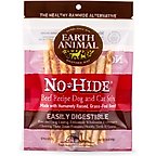 Earth Animal No-Hide Long Lasting Natural Rawhide Alternative Beef Recipe Stix Chew Dog & Cat Treat Sticks, 10 count