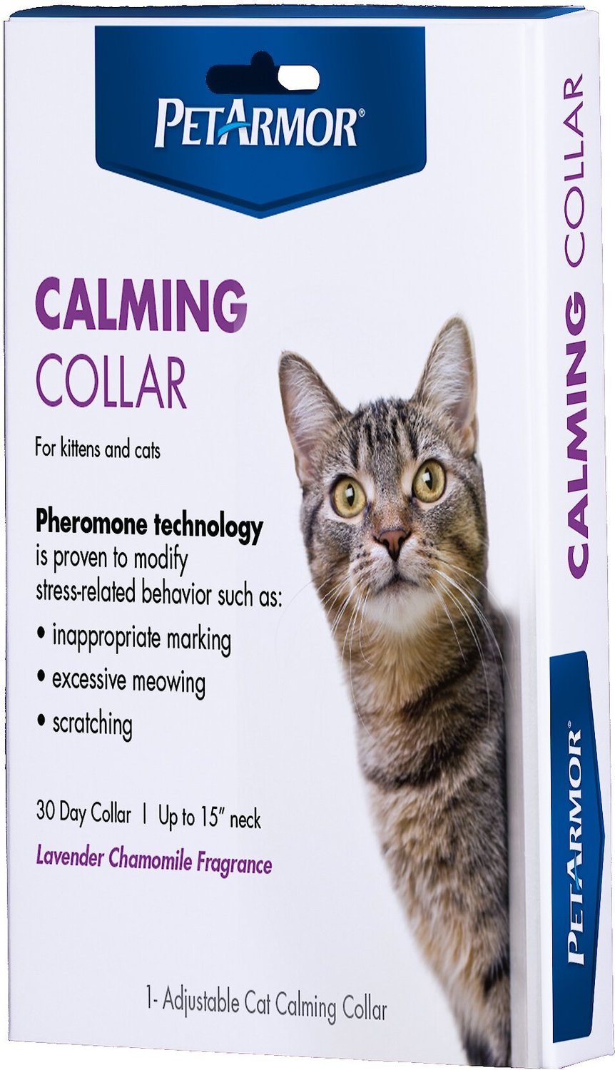 PETARMOR 30 Day Cat Calming Collar, 1 count