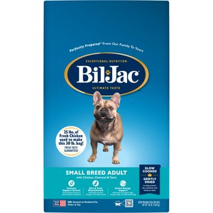 Bil-Jac Small Breed Adult Chicken, Oatmeal & Yams Recipe Dry Dog Food, 30-lb bag