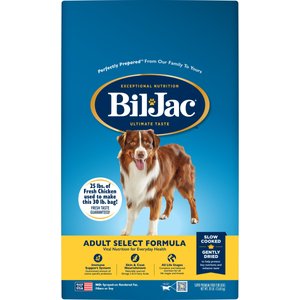 Bil-Jac Adult Select Chicken Recipe Dry Dog Food, 30-lb bag