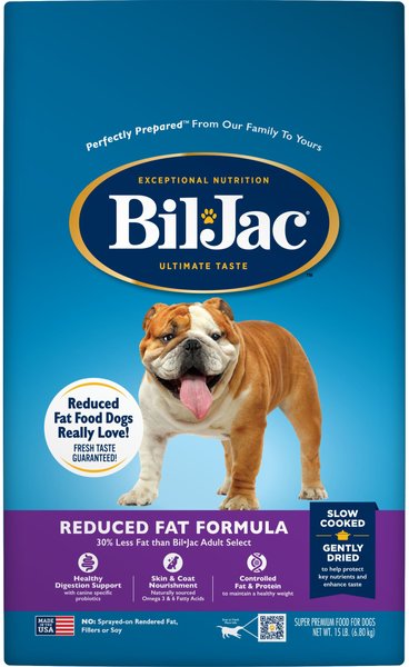 Bil-Jac Reduced Fat Chicken Recipe Dry Dog Food, 15-lb bag slide 1 of 7