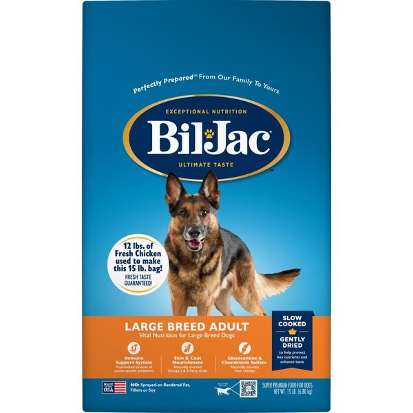 BILJAC Picky No More Small Breed Chicken Liver Recipe Dry Dog Food, 15