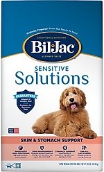 Bil-Jac Sensitive Solutions Chicken & Whitefish Recipe Dry Dog Food, 30-lb bag