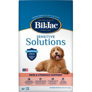 Bil-Jac Sensitive Solutions Chicken & Whitefish Recipe Dry Dog Food, 30-lb bag