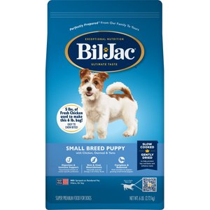 Bil-Jac Small Breed Puppy Chicken, Oatmeal & Yam Recipe Dry Dog Food, 6-lb bag