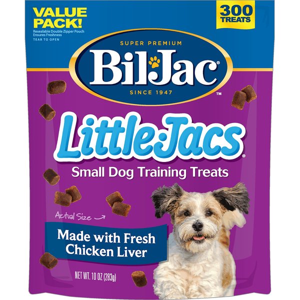 BILJAC America's VetDogs Skin & Coat Dog Treats, 10oz bag, bundle of