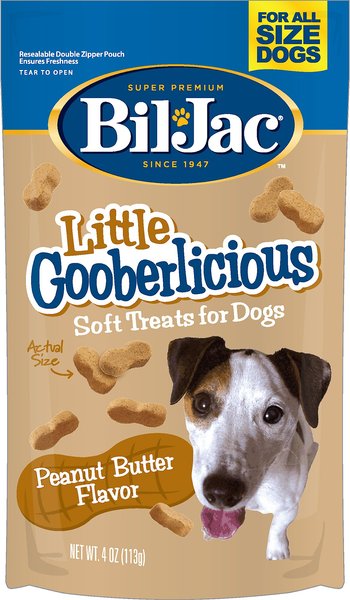 Bil-Jac Little Gooberlicious Peanut Butter Flavor Soft Dog Treats, 4-oz bag slide 1 of 5