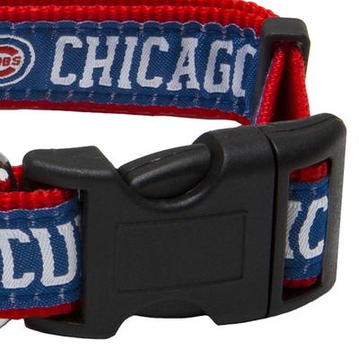 Show full view: Pets First MLB Nylon Dog Collar, Chicago Cubs, Large: 14 to 24-in neck, 1-in wide slide 3 of 6
