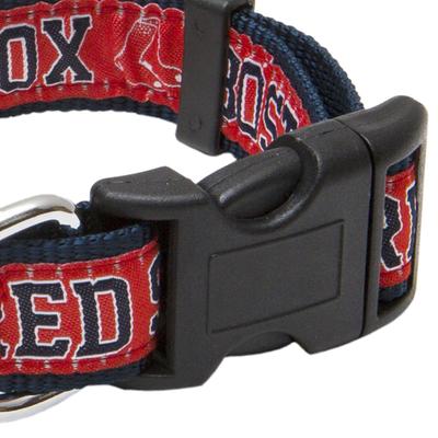 Show full view: Pets First MLB Nylon Dog Collar, Boston Red Sox, Medium: 10 to 16-in neck, 5/8-in wide slide 4 of 6