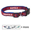 Pets First NFL Nylon Dog Collar, Buffalo Bills, Large: 18 to 28-in neck, 1-in wide