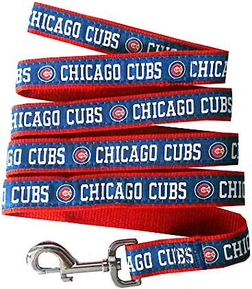 Pets First MLB Nylon Dog Leash, Chicago Cubs, Small: 4-ft long, 3/8-in wide slide 1 of 5