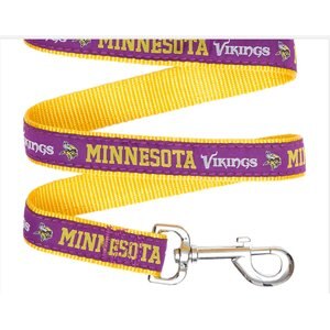 Pets First NFL Nylon Dog Leash, Minnesota Vikings, Large: 6-ft long, 1-in wide