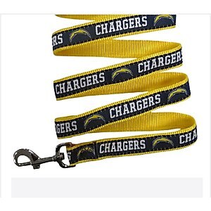 Pets First NFL Nylon Dog Leash, Los Angeles Chargers, Small: 4-ft long, 3/8-in wide