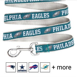Pets First NFL Nylon Dog Leash, Philadelphia Eagles, Small: 4-ft long, 3/8-in wide