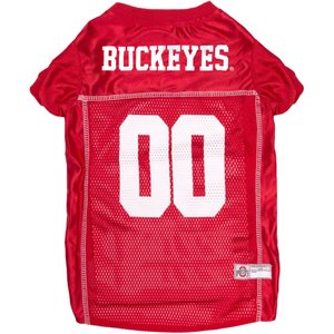 Pets First NCAA Dog & Cat Jersey, Ohio State Buckeyes, Small