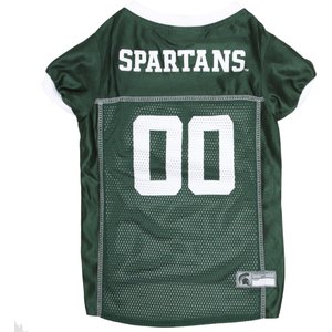 Pets First NCAA Dog & Cat Jersey, Michigan State Spartans, Small