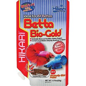 Hikari Bio-Gold Betta Fish Food, 0.70-oz pouch