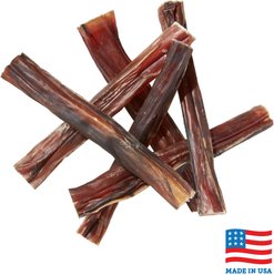 Bones & Chews Made in USA Steer Stick 6" Dog Chew Treat, 6 count