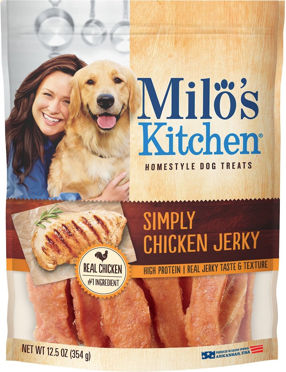 milo's kitchen chicken jerky