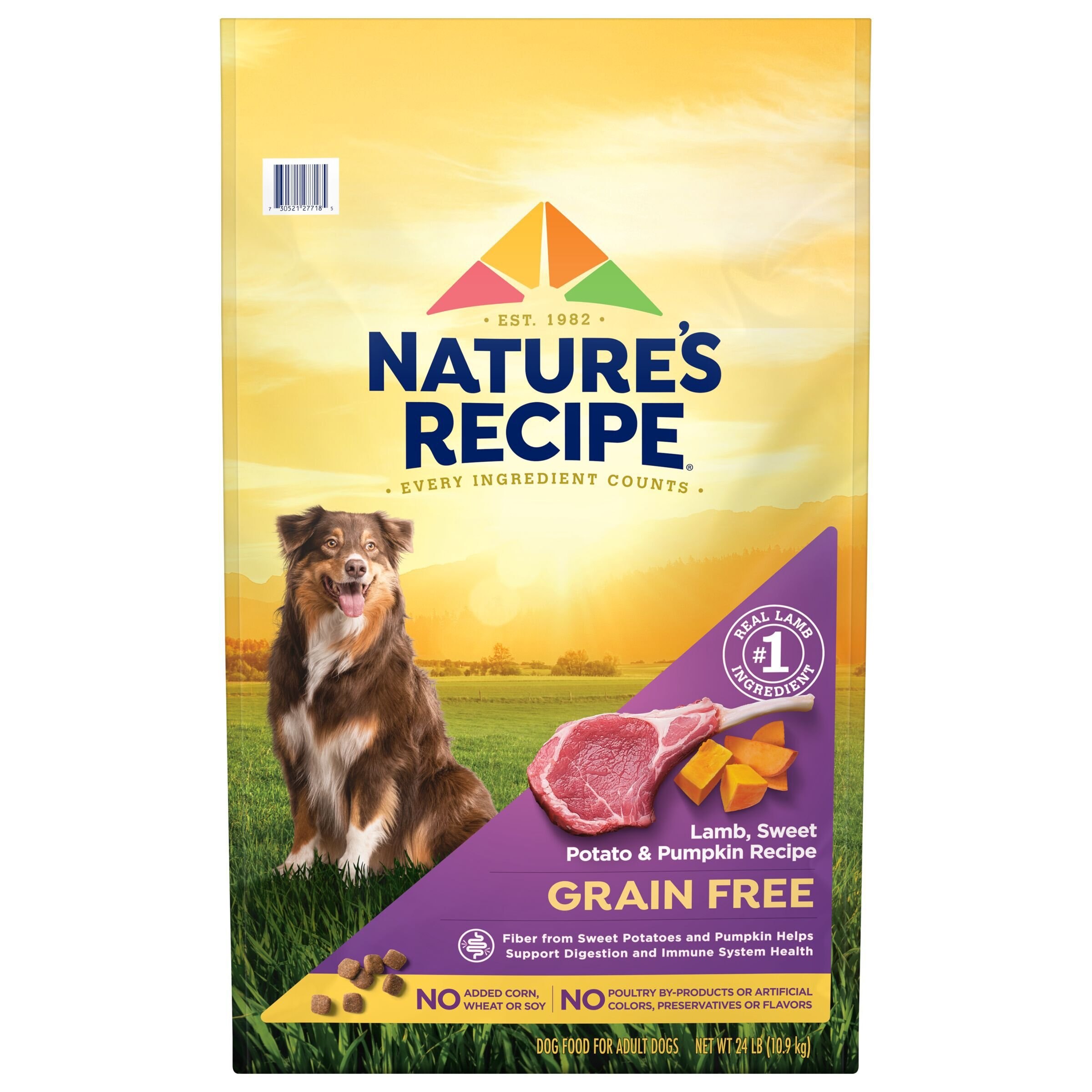 NATURE'S RECIPE GrainFree Lamb, Sweet Potato & Pumpkin Recipe Dry Dog