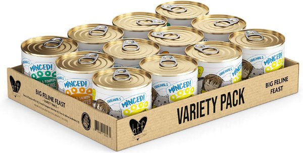 BFF Big Feline Feast Variety Pack Canned Cat Food, 10-oz, case of 12 slide 1 of 9
