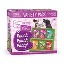 Weruva Dogs in the Kitchen Pooch Pouch Party! Variety Pack Grain-Free Dog Food Pouches, 2.8-oz, pack of 12