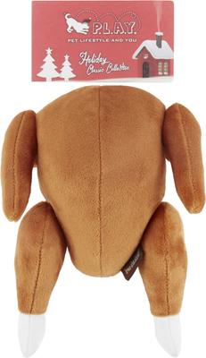 Show full view: P.L.A.Y. Pet Lifestyle and You Holiday Classic Hound Turkey Plush Dog Toy slide 6 of 8