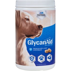 TopDog Health GlycanAid HA Factor Hip & Joint Chewables Dog Supplement, 150 count