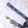 FriendshipCollar Mucky Pup Leather Dog Leash, 5-ft long, 1-in wide