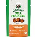 Greenies Pill Pockets Cheese Flavor Dog Treats, Tablet Size, 30 count