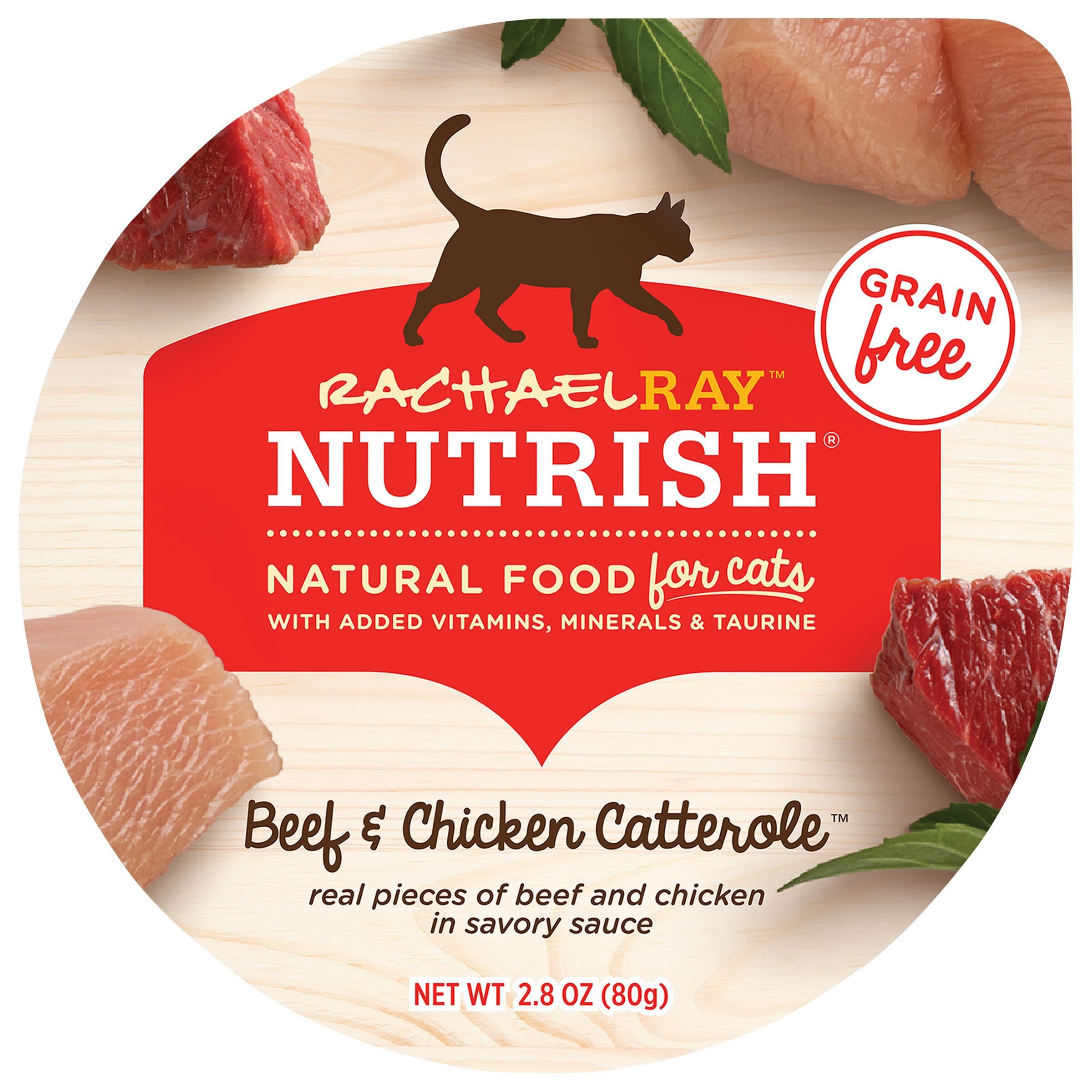 RACHAEL RAY NUTRISH Grain Free Beef Chicken Catterole Wet Cat