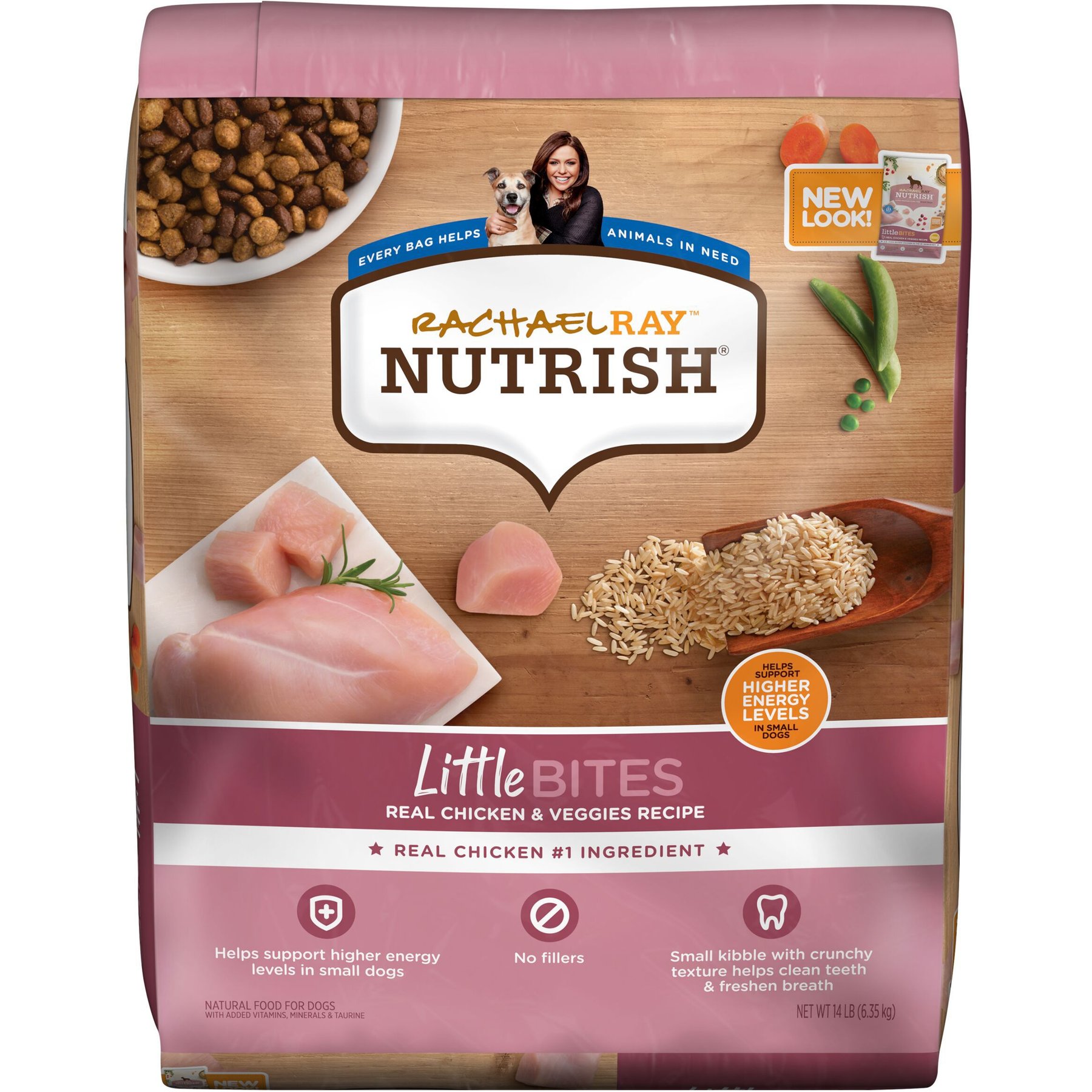 Rachael Ray Nutrish Little Bites Small Breed Chicken Veggies Recipe Dry Dog Food