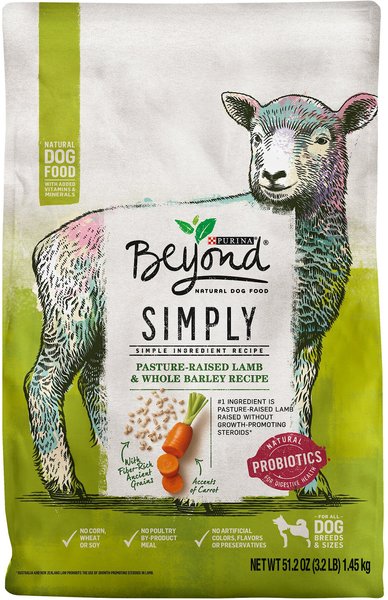 PURINA BEYOND Simply Pasture Raised Lamb Whole Barley Recipe Dry