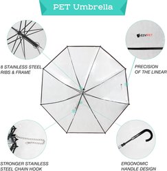 LesyPet Dog Umbrella with Leash slide 2 of 4