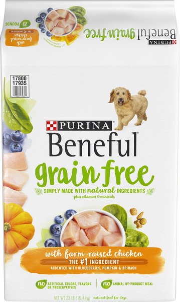 PURINA BENEFUL Natural Grain Free with Real Farm Raised Chicken