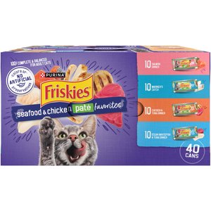 FRISKIES Extra Gravy Chunky Variety Pack Canned Cat Food 5.5 oz case of 24 Chewy