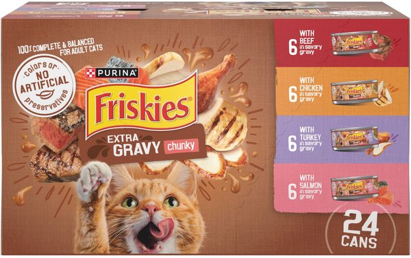 Bulk friskies canned cat food best sale