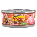 Friskies Extra Gravy Pate with Salmon in Savory Gravy Canned Cat Food, 5.5-oz, case of 24