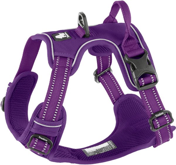Chai's Choice Premium Outdoor Adventure 3M Polyester Reflective Front Clip Dog Harness, Purple, Medium: 22 to 27-in chest slide 1 of 11