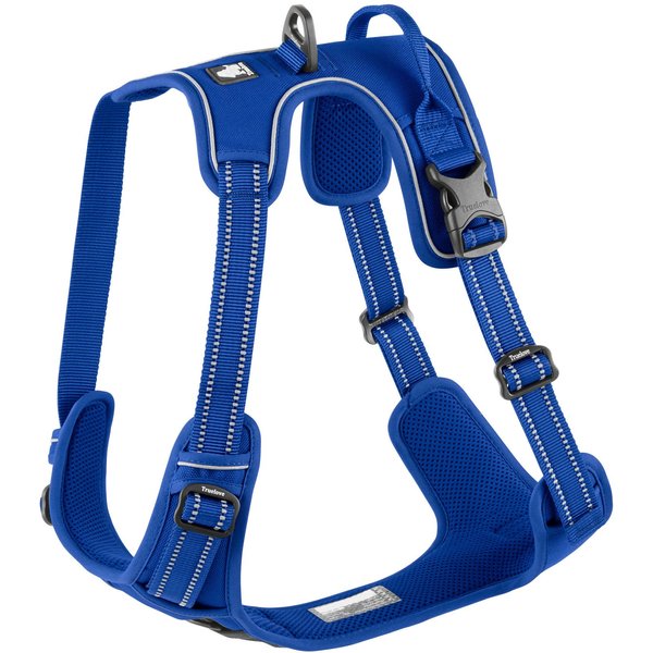 PETSAFE Deluxe Easy Walk Nylon Reflective No Pull Dog Harness, Ocean