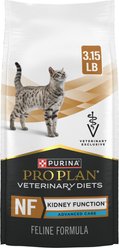 Purina Pro Plan Veterinary Diets NF Kidney Function Advanced Care Dry Cat Food, 3.15-lb bag