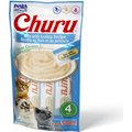 Inaba Churu Grain-Free Tuna with Scallop Puree Lickable Cat Treat, 0.5-oz tube, pack of 4