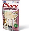 Inaba Churu Grain-Free Tuna with Salmon Puree Lickable Cat Treat, 0.5-oz tube, pack of 4
