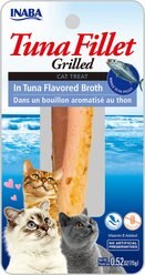 Inaba Ciao Grain-Free Grilled Tuna Fillet in Tuna Flavored Broth Cat Treat, 0.52-oz pouch, 1 count