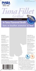 Inaba Ciao Grain-Free Grilled Tuna Fillet in Tuna Flavored Broth Cat Treat, 0.52-oz pouch, 1 count slide 2 of 2