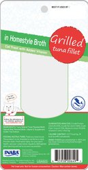 Inaba Tender Grilled Tuna Fillet in Homestyle broth, soft & chewy cat treats, .52-oz pouch, 6ct slide 2 of 3
